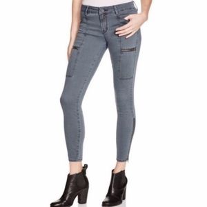 Pistola Topanga Gray Cargo Moto Skinny Jeans 29